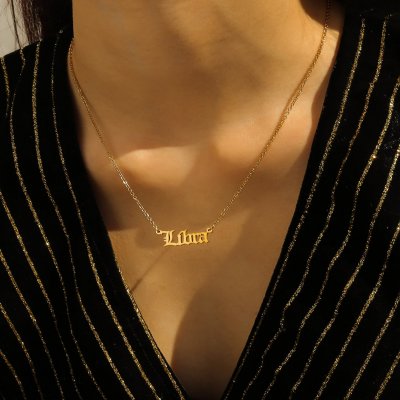 Constellation Letter Charm Necklace